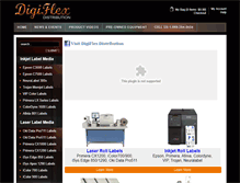 Tablet Screenshot of digiflex-distribution.com